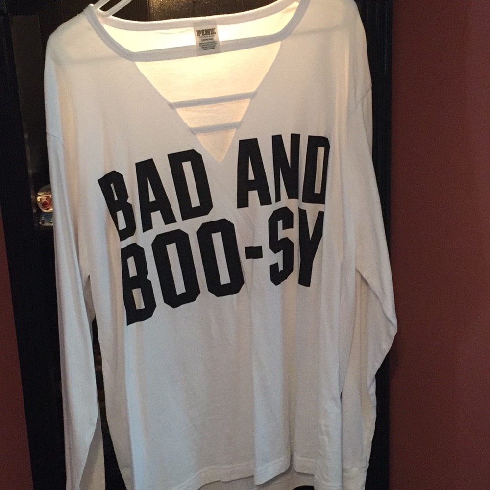 Pink bad and boosy shirt